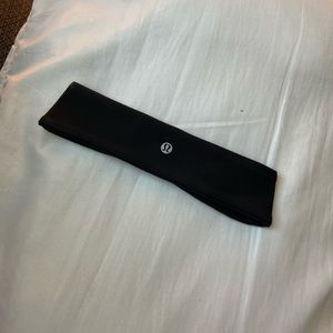 Lululemon black headband - literally never worn